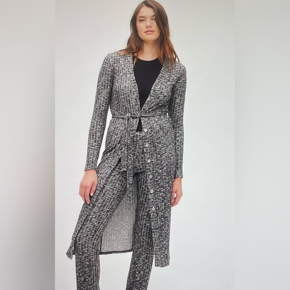 NWT Michael Stars Isa Ribbed Cardigan - Size 2X